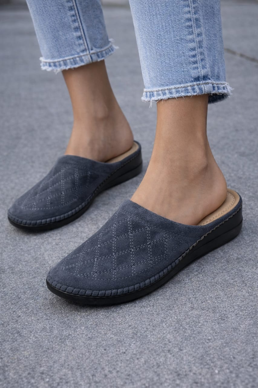 Navy blue sabot