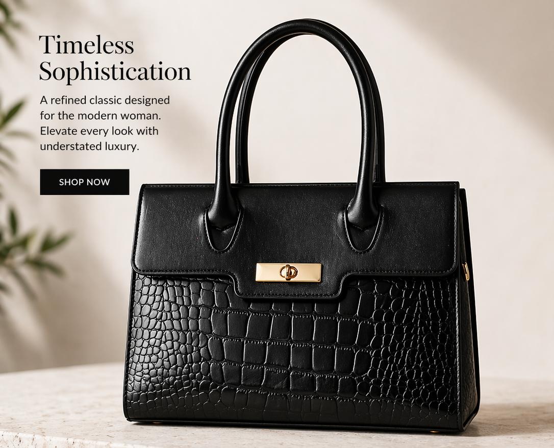 Kelly croco black
