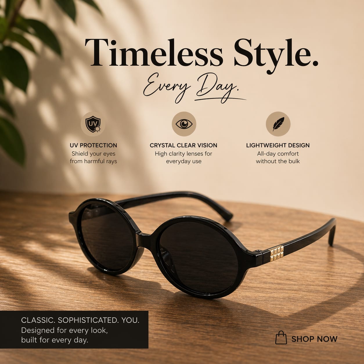 Darka Black Round