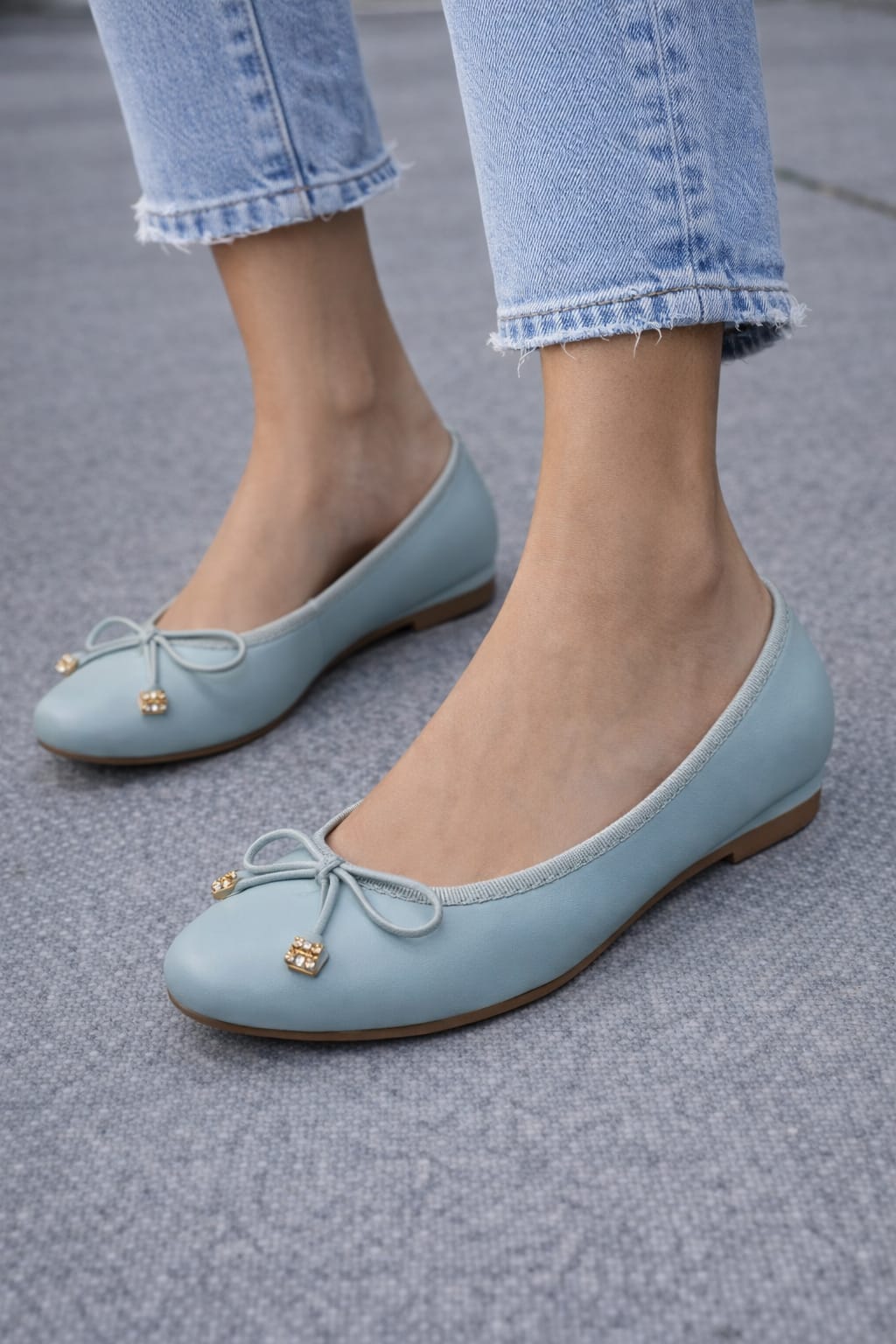 Baby blue ballerina