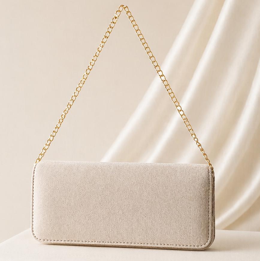 Formal Light beige bag