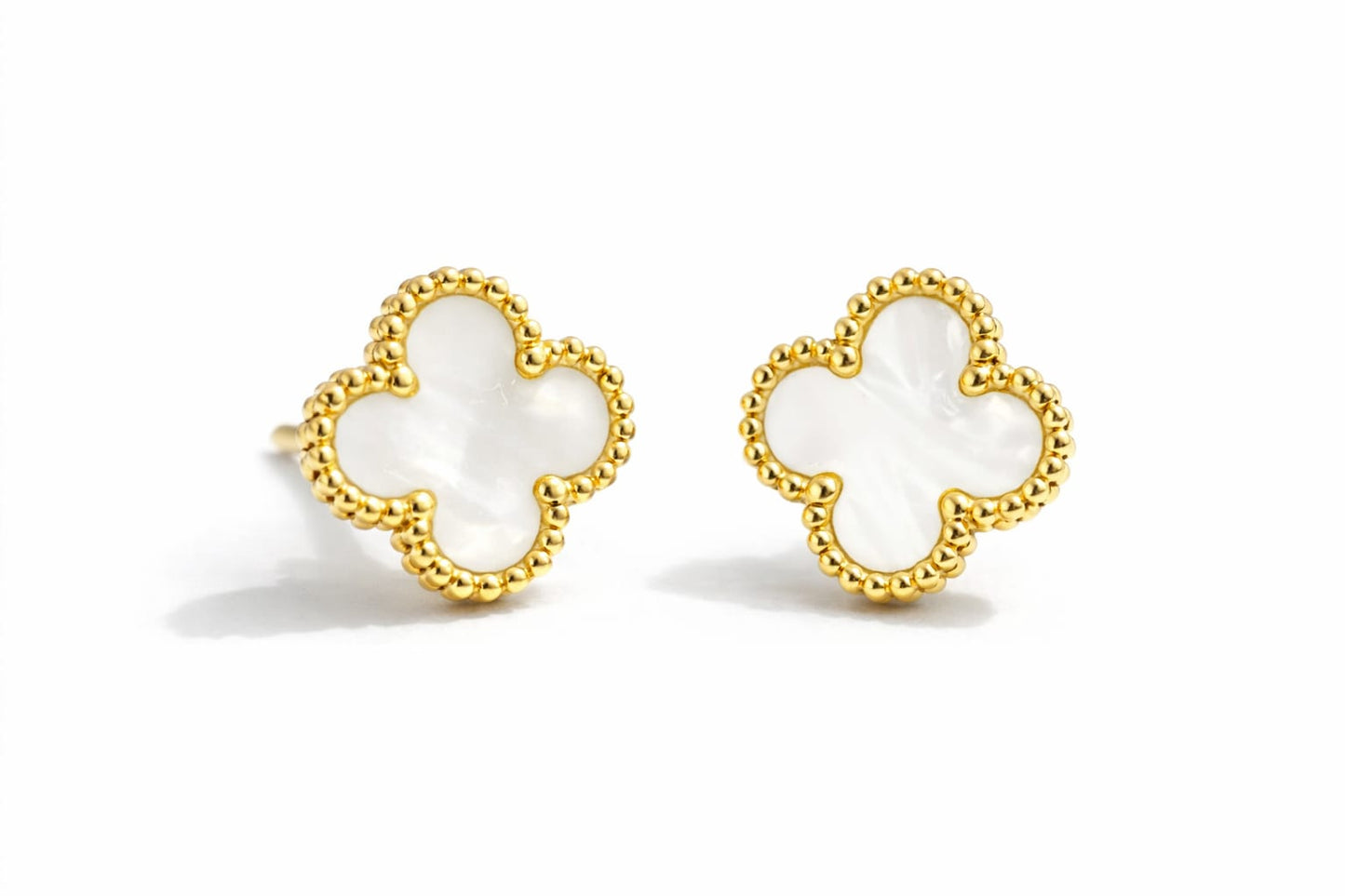 Vancleef white earrings